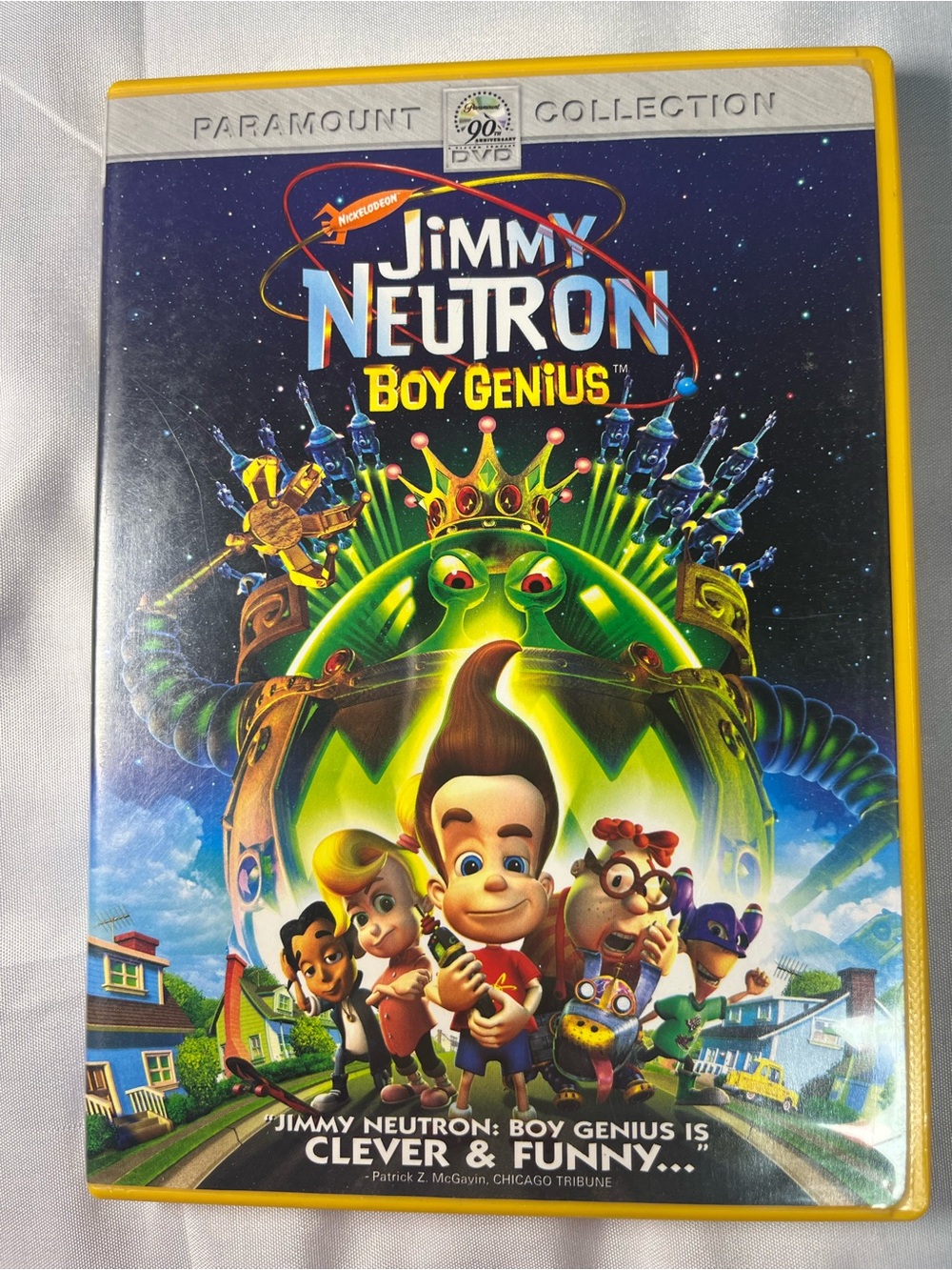 Jimmy Neutron Boy Genius DVD 2001 Nickelodeon Movie Vintage Kids Cartoon EUC